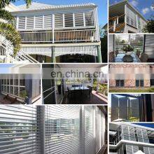 Aluminum Vertical Louvered Shutters Supplier Extruded 300*56 mm Louvered for Windows thumbnail-3