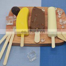 Wholesale 100x Popsicle Wooden Custom Popsicle Ice Cream Sticks 4 Centimeters With Logo thumbnail-1