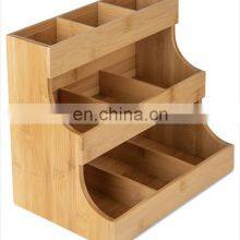 Nature Bamboo Friendly Environment Good Quality Tea Bags Storage Organizer Kitchen Storage Organizer thumbnail-3
