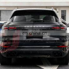 CLY Car Bumpers For 2018-2020 Porsche Cayenne 9Y0 9YA Upgrade Turbo Front Bumper Grille Rear Diffuser Tips Wheel Arch Body Kits thumbnail-4
