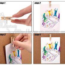 50 Small Wooden Clip Thumbnails thumbnail-5