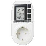 230V Europe Standard Single Phase Consumption Watt Meter