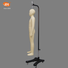 Junmei Kids Full-Body Draping Mannequin Size 130/140- Garment Factory Use, Fixed Head & Detachable Arms, Durable Material thumbnail-5