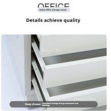 Industrial Grade Map Cabinet for Manufacturing Plants - Knock-down Structure Flat File Cabinet With Side Pulls, Easy Assembly thumbnail-3