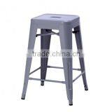 MCH-1505 Industrial Bar Stools 65cm Height Green Metal Stool thumbnail-3