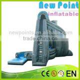 Newpoint Bule Sky Theme Inflatable Slide For Kids