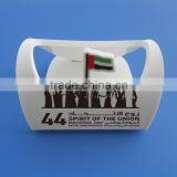 White Color Soft Pvc Mobile Phone Holder Stand Silicone Cell Phone Stand for Uae National Day Wholesale thumbnail-2