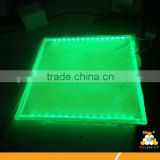 Promotional laser engraving lgp green color round square led panel