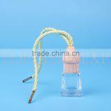 Glass Hanging Bottle With Wooden Cap Car Refresh Bottle thumbnail-2