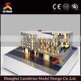 Commercial Center Building Model With Light for Each Floor