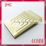 Gold Plate Military Web Belt Buckle With Emblem thumbnail-3