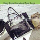 Lightweight Ladies Customized Cheap Clear Pvc Bag