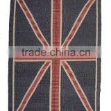 Union Jack Wool Jute Kilim Rugs