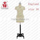 Unique Lady England Standard Fitting Adjustable Female Mannequins thumbnail-1