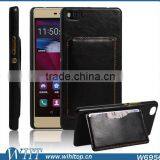 Cardholder Leather Back Cover Case for Huawei P8 thumbnail-2