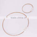 Online Shopping Promotional Prices White Gold Necklace Set Price in Malaysia GJ-080 thumbnail-5