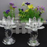Factory Firectly Sale European Style K9 Crystal Material 2016New Design Can be Customized Size Crystal Lotus and Candle Holder thumbnail-6