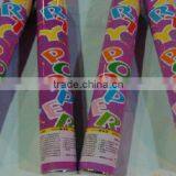 PARTY POPPER FIREWORKS with ENGLISH LETTER