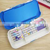 Custom Printed Multifunction Smiggle Plastic Pencil Case Box for Teenagers