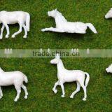 Model Figure, Model Animals, Scale Animals for HO Scale, Plastic Building Resin Farm Horse for 1/87 thumbnail-5