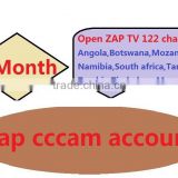 Sell for 2014 newest ZAP CCCAM Account for South Africa, Angola,Zimbabwe,Botswana,Mozambique,can open ZAP TV 122 channels