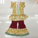 New design Cheap kid girl outfit Factory Boutique Clothing