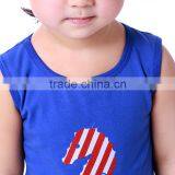 Kids T-shirt Wholesale Boutique Kaiya Custom Organic Cotton Tank Top Print thumbnail-4