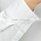 White Stripe Custom Cotton Dress Shirts Men Oem Factory thumbnail-5