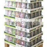 Wholesale Decorative Round Glass Candle Jars and Lids for Wedding Tablet Centerpieces thumbnail-6