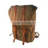 Canvas Travelling Backpack/wax Canvas Backpack/canvas Backpack thumbnail-2