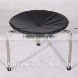 Poul Kjarholm PK33 Round Ottoman Stool