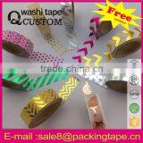 China Wholesale DIY Hot Sale Gold Stamping Paper Tape for Cards Decoration thumbnail-6