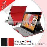 For Medion Lifetab S10334, Heat Setting Leather Tablet Case for Medion Lifetab MD98811 thumbnail-1