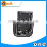 2 Butotn Key With Big Battery Place and Logo Flip Car Key Cover Shell Case Fob Blank for vw Jetta Bora Polo Golf Mk4 thumbnail-4