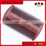 Custom Logo Purple Sandalwood Double Hair Lice Comb thumbnail-1