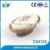 Factory Supply Low Price Hand Painted Ceramic Drawer Knobs