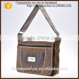canvas messenger bag leather messenger shoulder bag multi functional D hang buckle