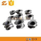 Screw Element and Segmented Barrel for Plastic Pelletizer