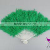 Cheap Plastic Feather Folding Hand Fan for Sale thumbnail-6