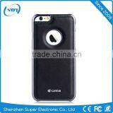 100% Genuine Leather Slim Electroplating PC Back Shell Cover Case Skin For IPhone 6 6S Plus thumbnail-2