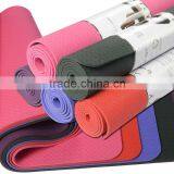 Custom OEM Manufacturer For Professional Embossed Printing Logo Eco Yoga Mat/Anti-slip Rubber TPE Yoga Mat thumbnail-1