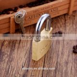 High polished Brass padlock/padlocks/Door locks/cabinet locks Rigid plastic package