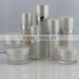 Cone Shape Plastic Lotion Bottle 30ml Acrylic Bottle Cosmetic Packaging White Color thumbnail-1