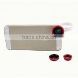 HOT SALE Mobile Phone Lens Manufactory Fisheye Lens Wide Angle Lens, 3 in 1