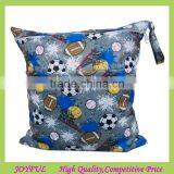 Solid Zippered Baby Wet and Dry Cloth Diaper Bag thumbnail-4