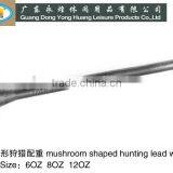 mushroom shaped hunting lead weight 6OZ 8OZ12OZ