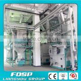 Cattle feed making machine animal feed production line with mixer blender pellet making machine bagging machine
