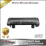 60W 11inch Farm Agriculture Vehicles Heavy Duty Truck Trailer Mining Crane Truck Driving Spot Working Flood Led Light Bar thumbnail-3