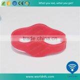 Custom Embossed/imprinted/printed Logo Silicone Wristband / Silicone Bracelet / Rubber thumbnail-2