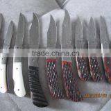 A SCENIC RAM HORN HANDLE, HANDMADE DAMASCUS STEEL LINER LOCK FOLDING KNIFE thumbnail-6